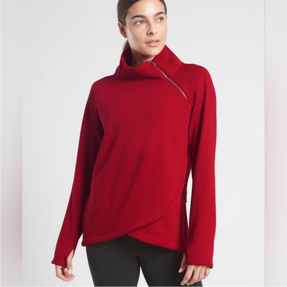 Athleta Cozy Karma NWT Red Pullover